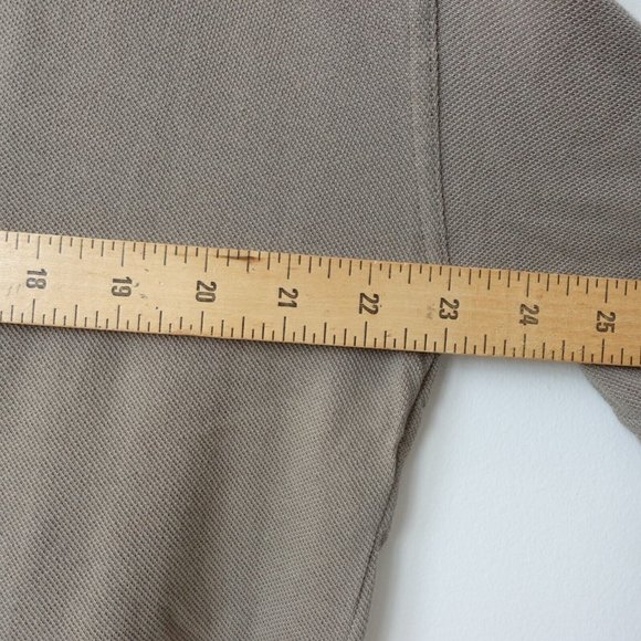 Greg‎ Norman Shirt Mens XL Khaki Cotton Polo Golf Casual Logo Sports NWT - Picture 3 of 9